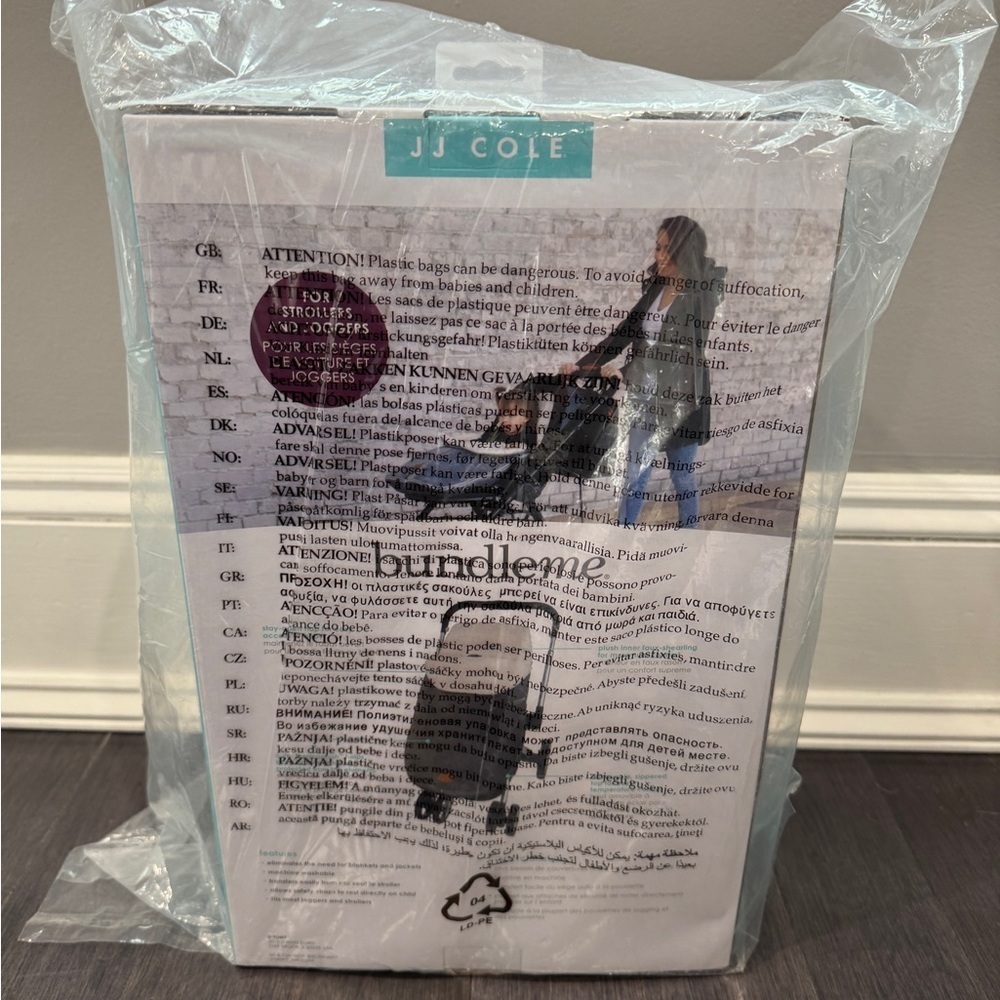 NWT JJ Cole Infant Baby 1-3Y Bundle Me Baby Fuzzy Super Soft Stroller Cover - Picture 6 of 6